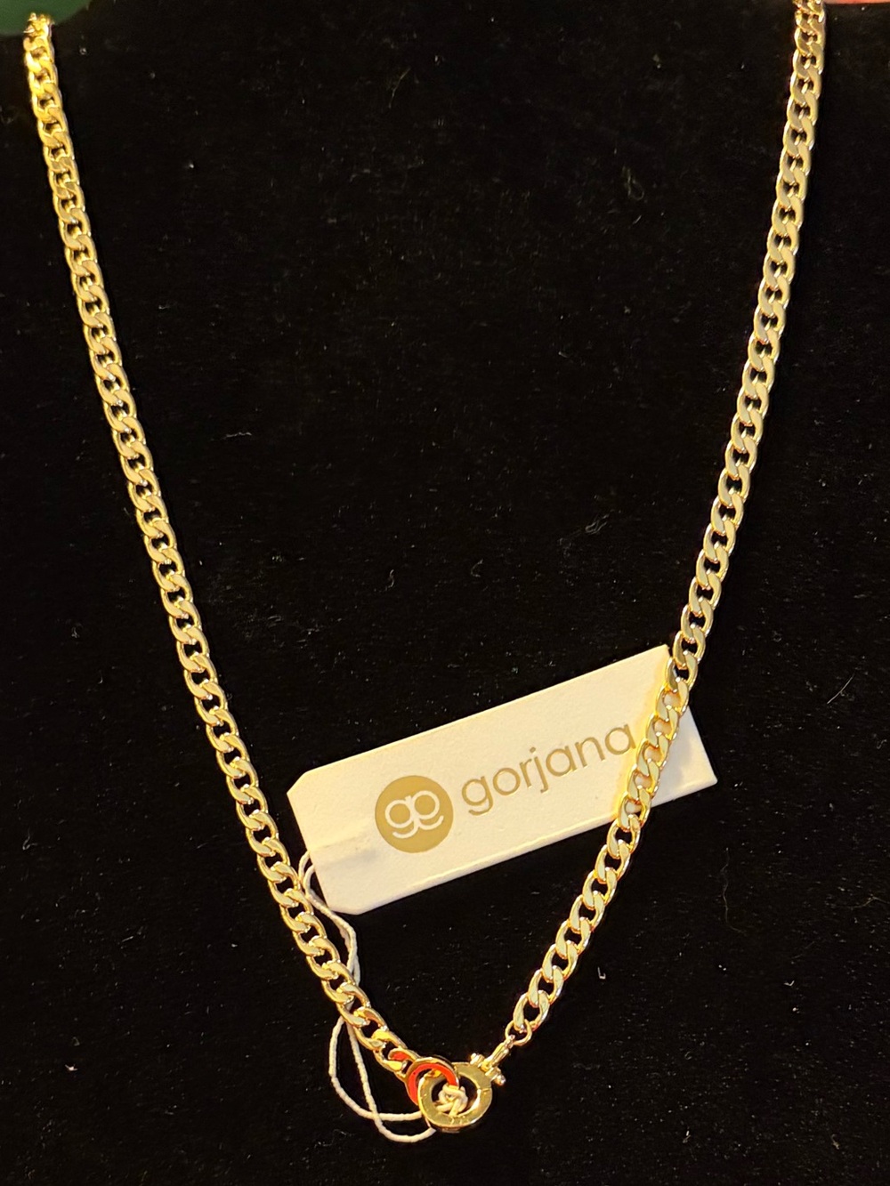 Gorjana Polished Gold Curb Chain Necklace